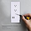 Pyle Usb Wall Plate Charger With Phone Holder PWPLGU204